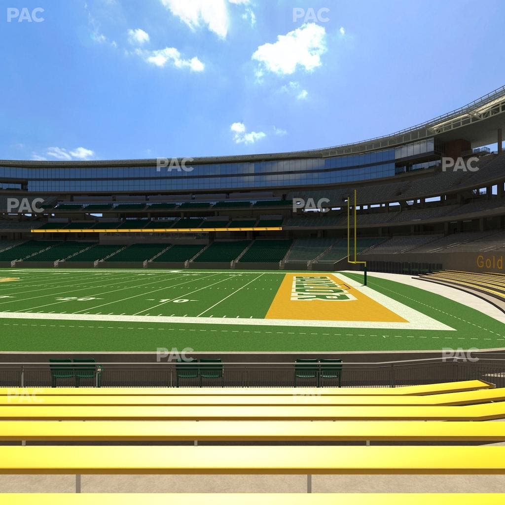 McLane Stadium - Section Baylor Line 3 Seat View