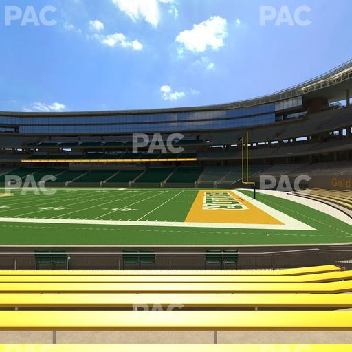 McLane Stadium - Section Baylor Line 3 Seat View