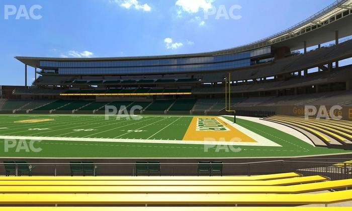McLane Stadium - Section Baylor Line 3 Seat View