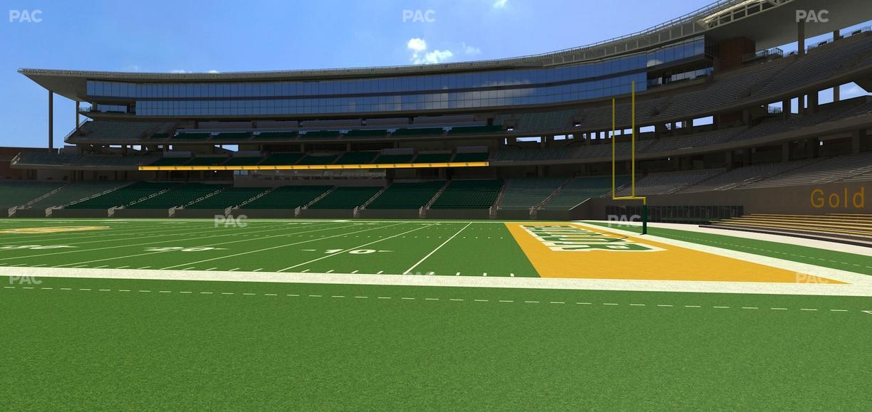 McLane Stadium - Section Baylor Line 3 Seat View