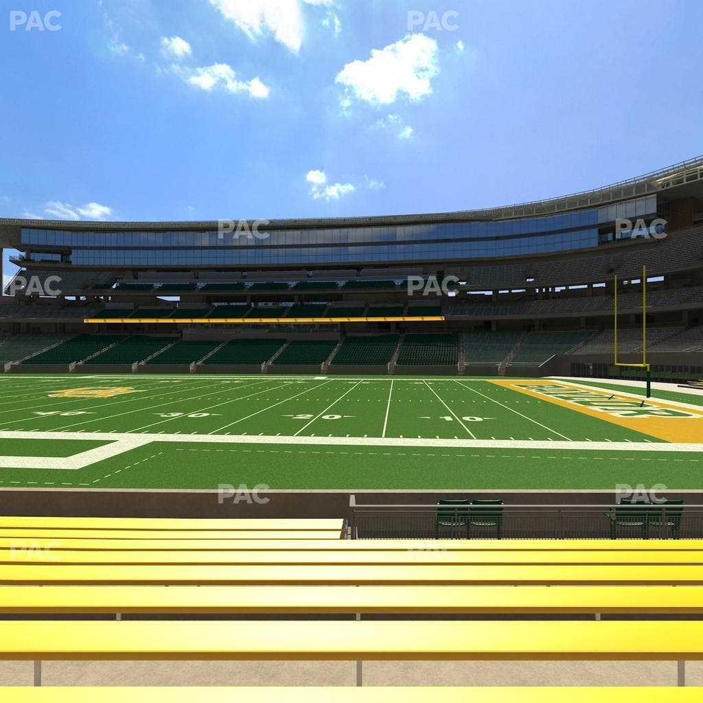 McLane Stadium - Section Baylor Line 4 Seat View