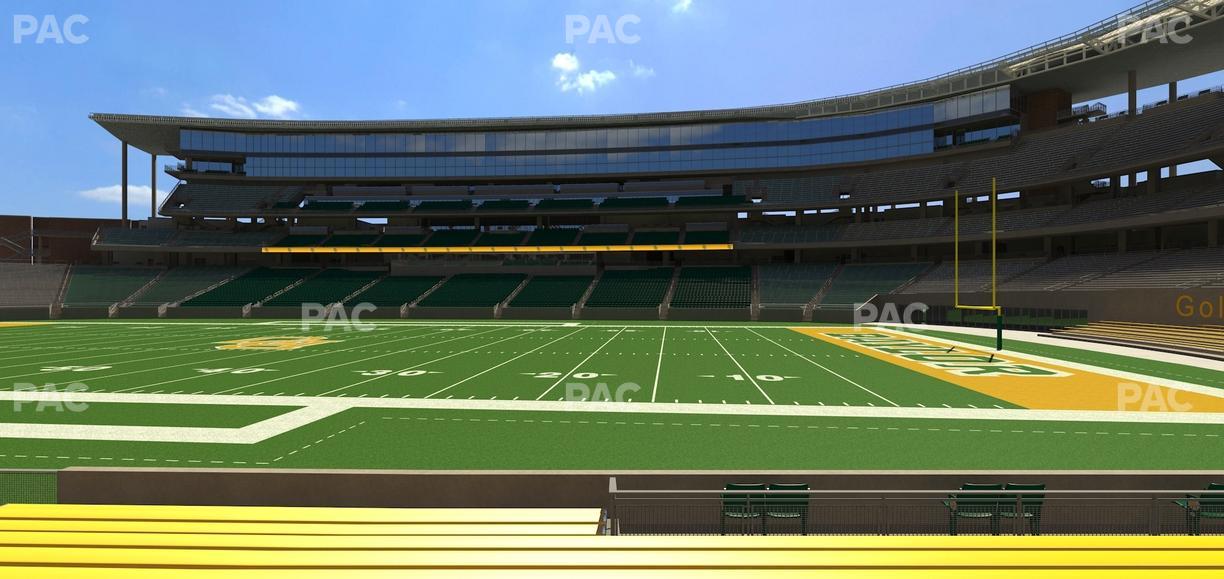 McLane Stadium - Section Baylor Line 4 Seat View