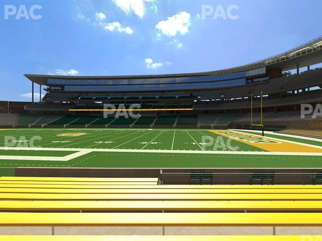 McLane Stadium - Section Baylor Line 4 Seat View