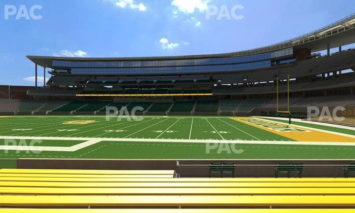 McLane Stadium - Section Baylor Line 4 Seat View