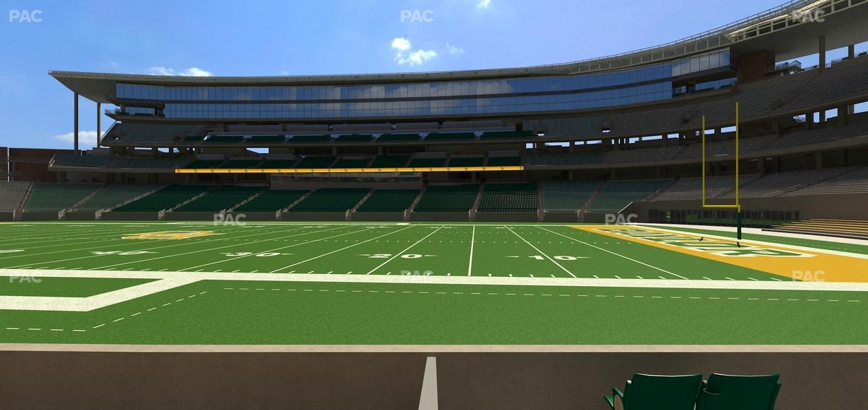 McLane Stadium - Section Baylor Line 4 Seat View