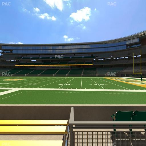 McLane Stadium - Section Baylor Line 4 Seat View