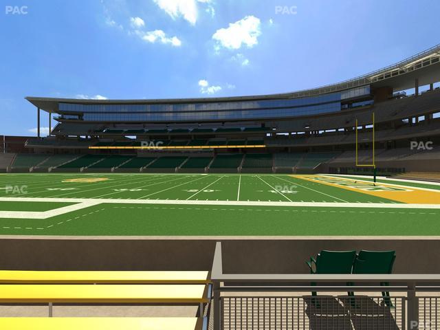 McLane Stadium - Section Baylor Line 4 Seat View