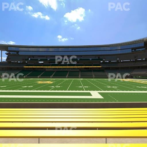 McLane Stadium - Section Baylor Line 5 Seat View