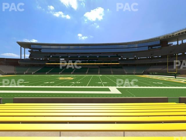 McLane Stadium - Section Baylor Line 5 Seat View