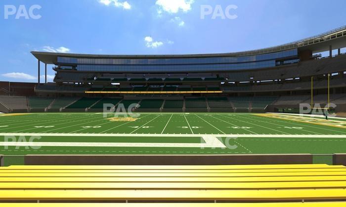 McLane Stadium - Section Baylor Line 5 Seat View