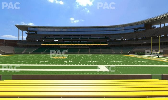 McLane Stadium - Section Baylor Line 5 Seat View
