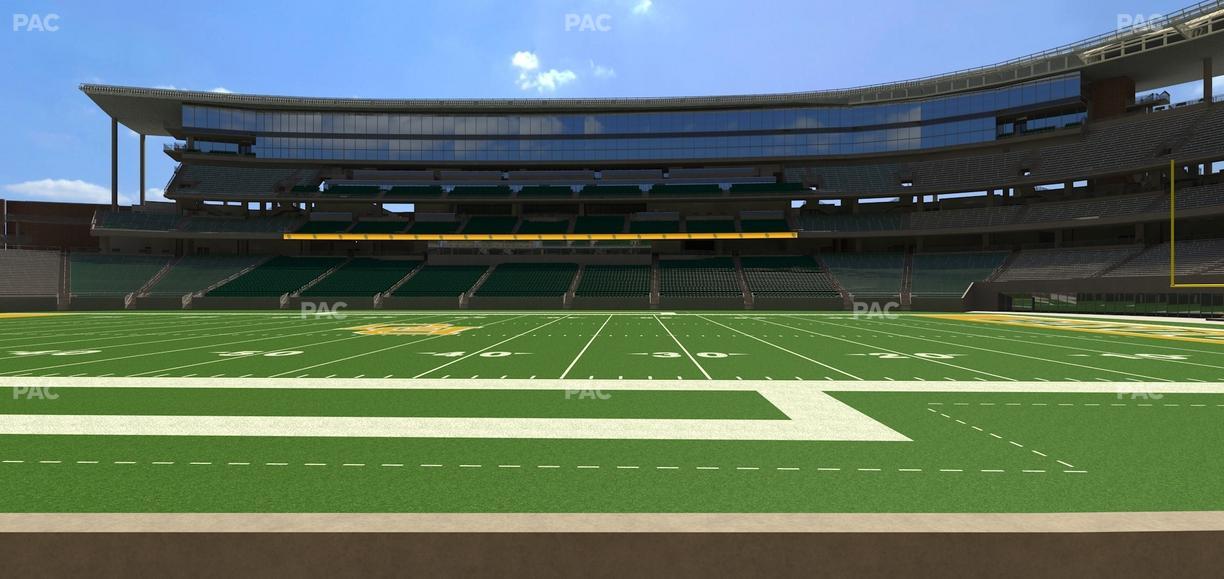 McLane Stadium - Section Baylor Line 5 Seat View
