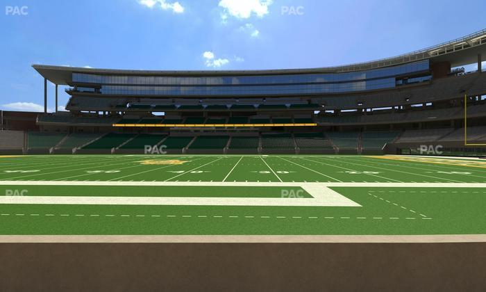 McLane Stadium - Section Baylor Line 5 Seat View