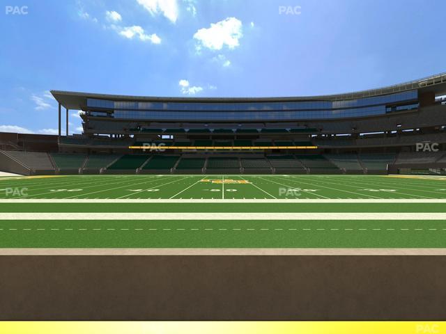 McLane Stadium - Section Baylor Line 6 Seat View