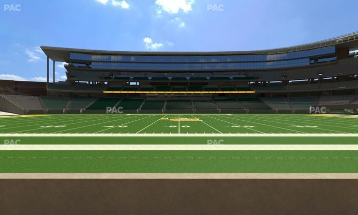 McLane Stadium - Section Baylor Line 6 Seat View