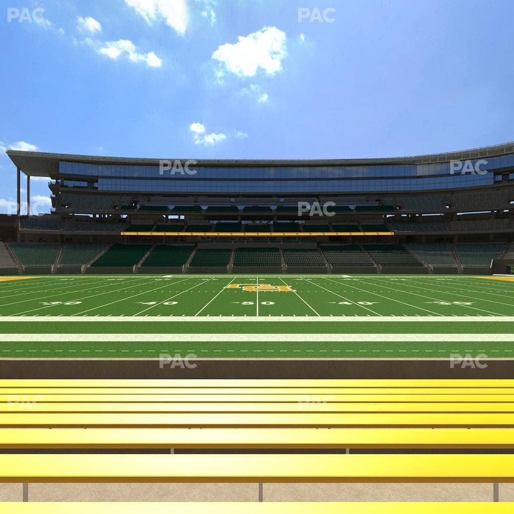 McLane Stadium - Section Baylor Line 6 Seat View