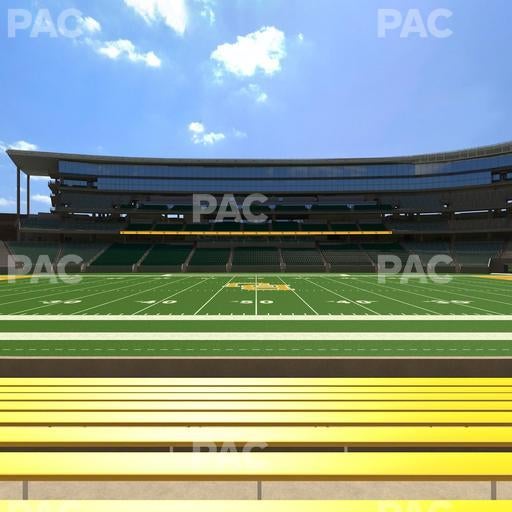 McLane Stadium - Section Baylor Line 6 Seat View