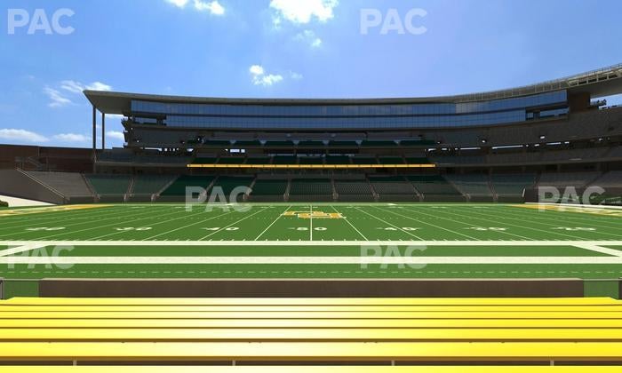 McLane Stadium - Section Baylor Line 6 Seat View
