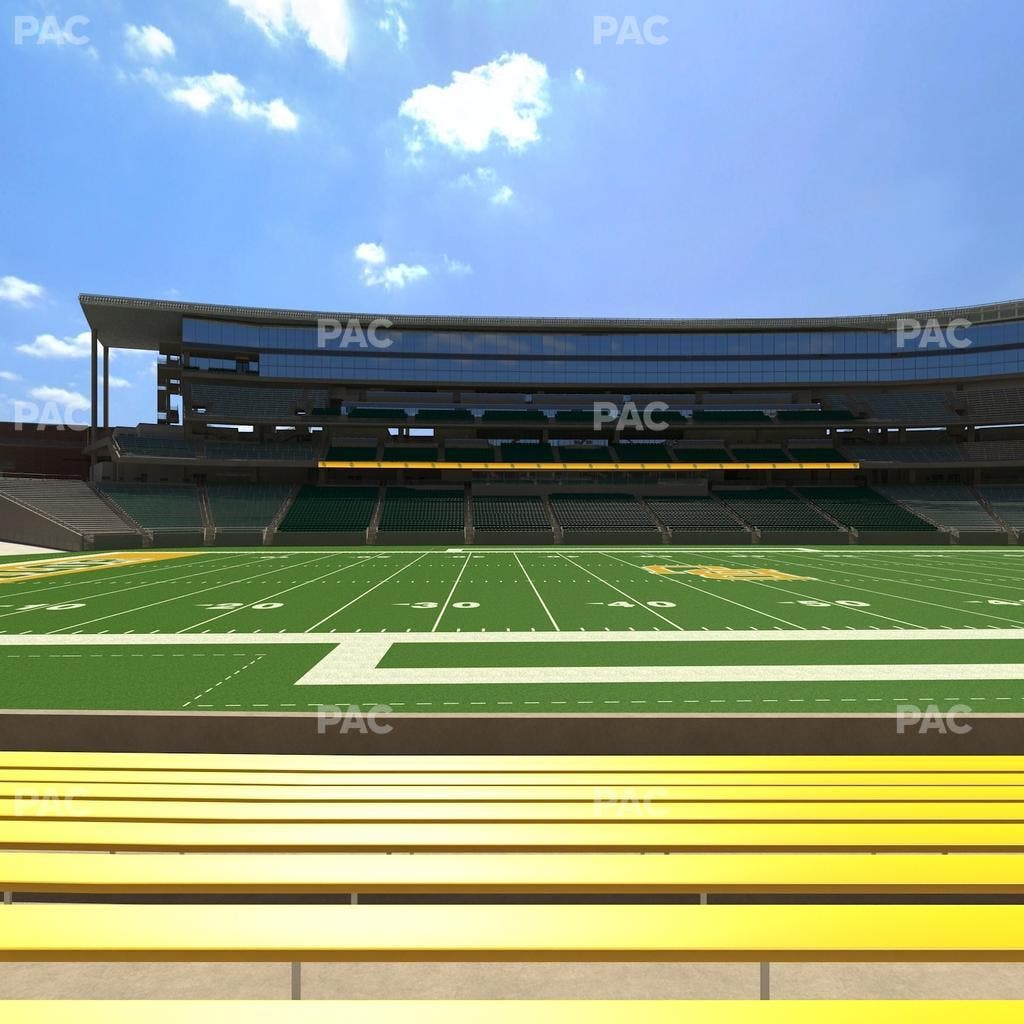 McLane Stadium - Section Baylor Line 7 Seat View