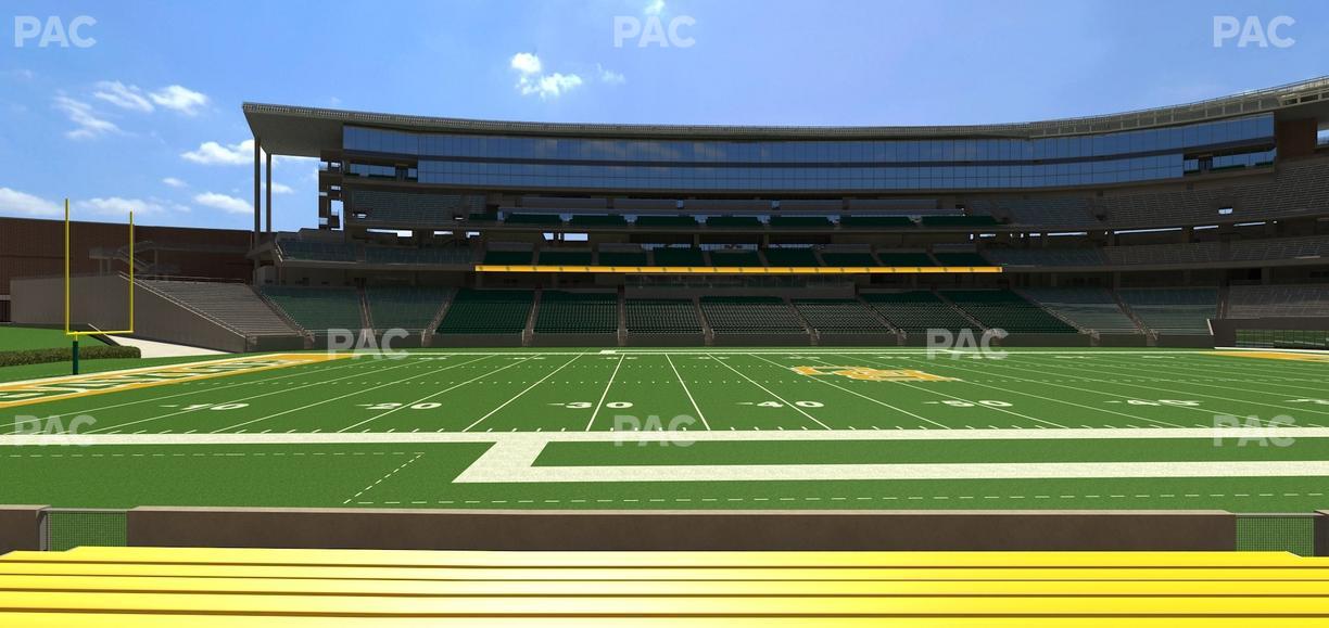 McLane Stadium - Section Baylor Line 7 Seat View