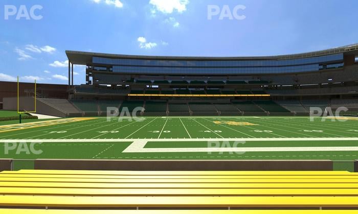 McLane Stadium - Section Baylor Line 7 Seat View