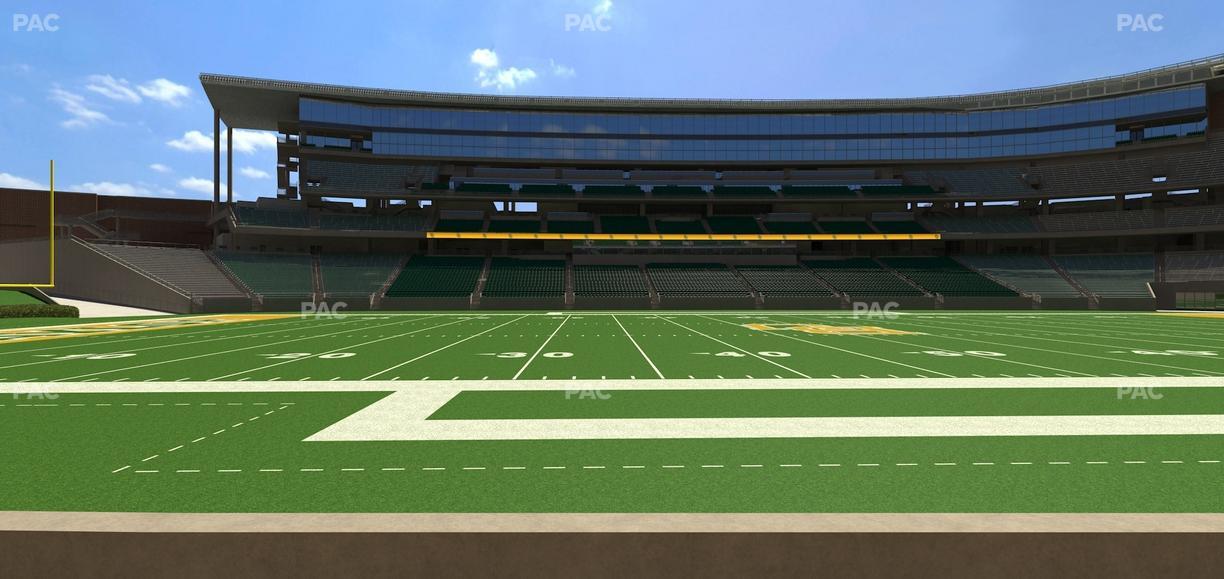 McLane Stadium - Section Baylor Line 7 Seat View