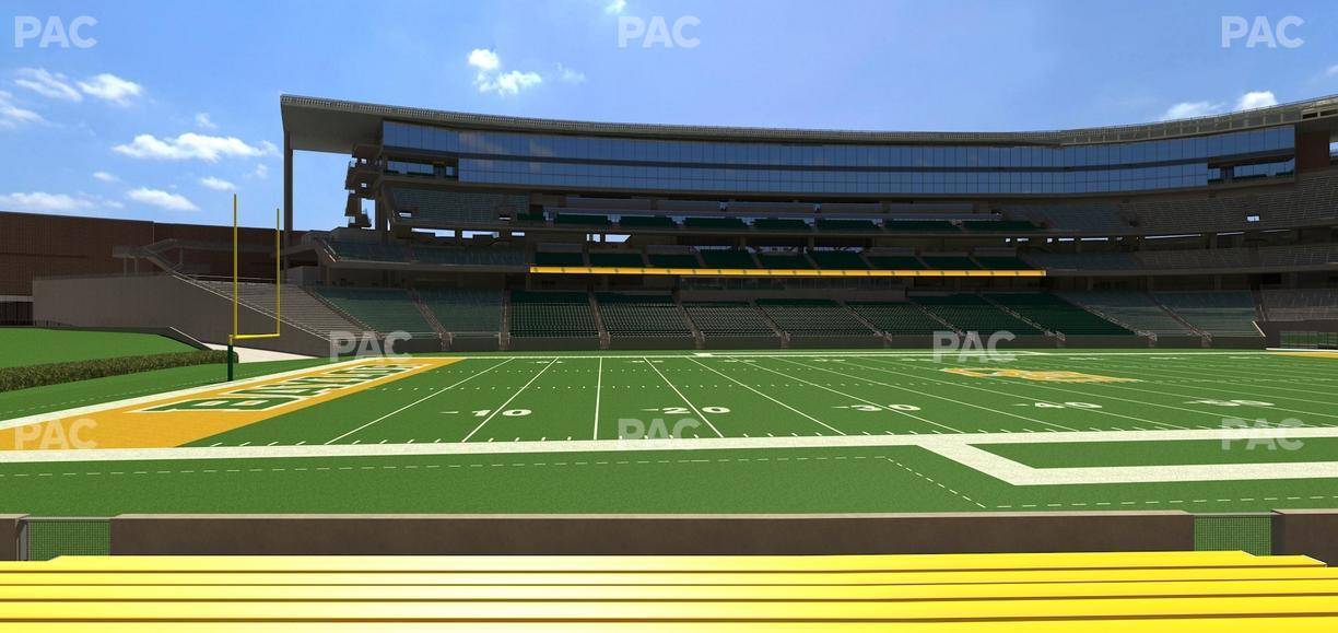McLane Stadium - Section Baylor Line 8 Seat View