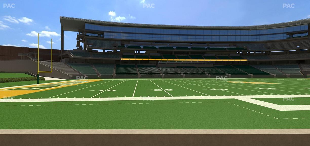 McLane Stadium - Section Baylor Line 8 Seat View