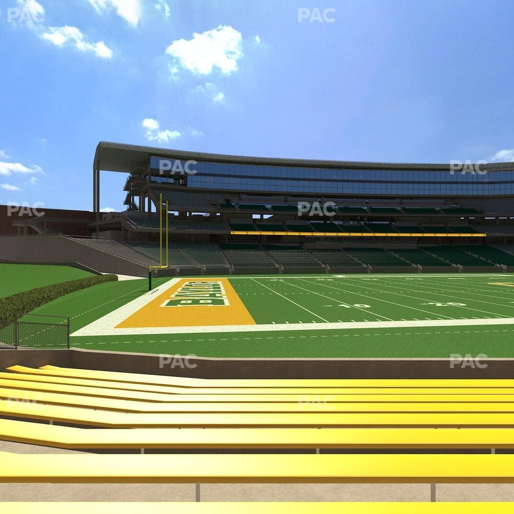 McLane Stadium - Section Baylor Line 9 Seat View