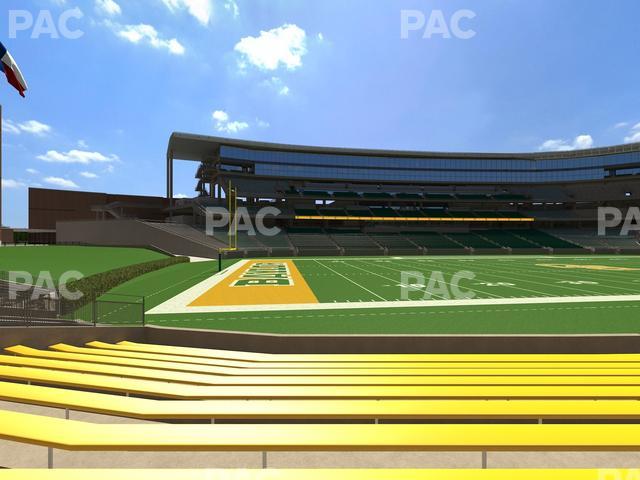 McLane Stadium - Section Baylor Line 9 Seat View