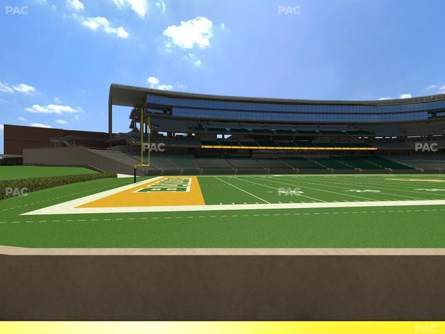 McLane Stadium - Section Baylor Line 9 Seat View