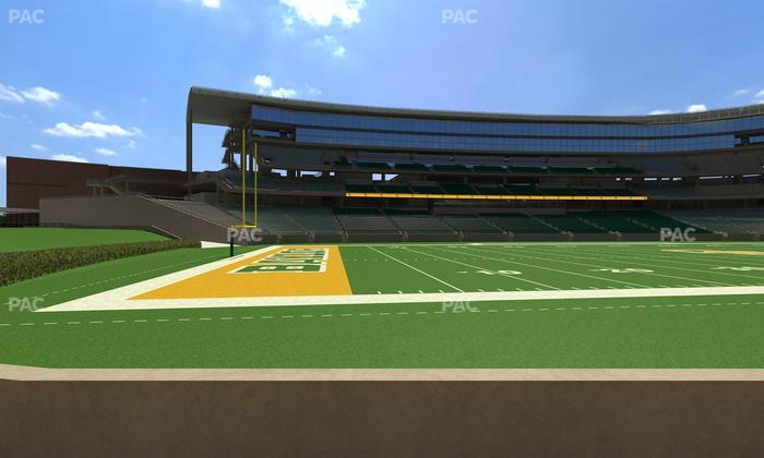 McLane Stadium - Section Baylor Line 9 Seat View