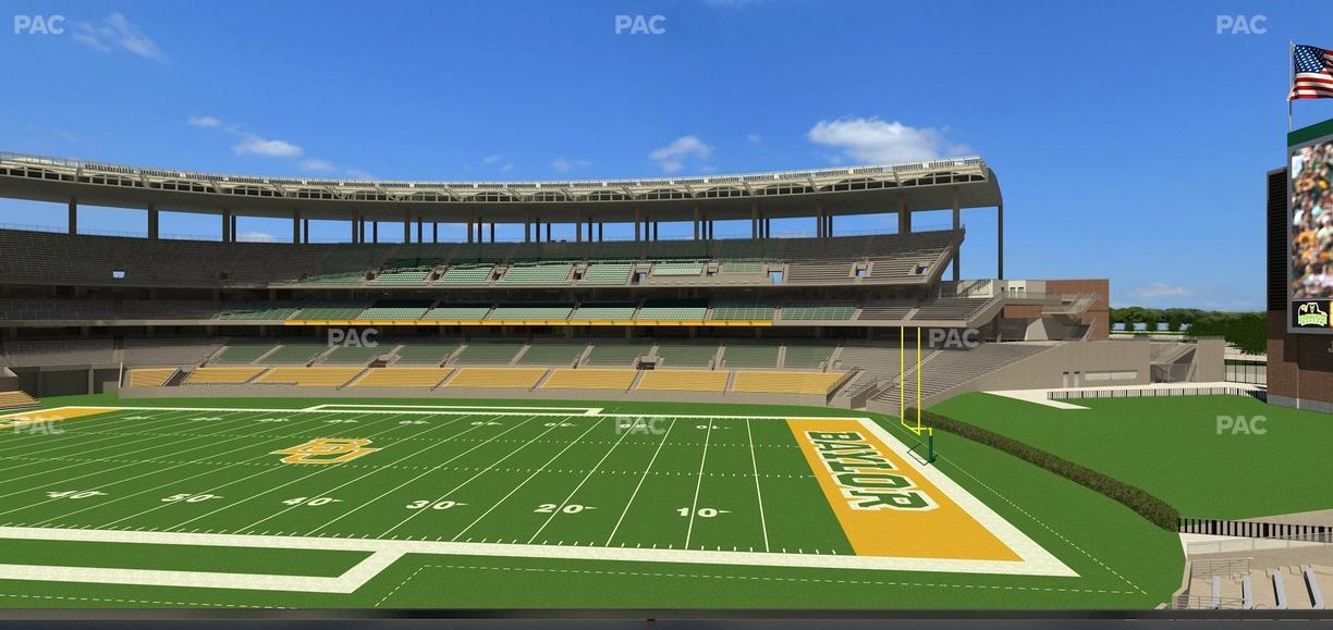 McLane Stadium - Section Bear Club Heights C 1 Seat View