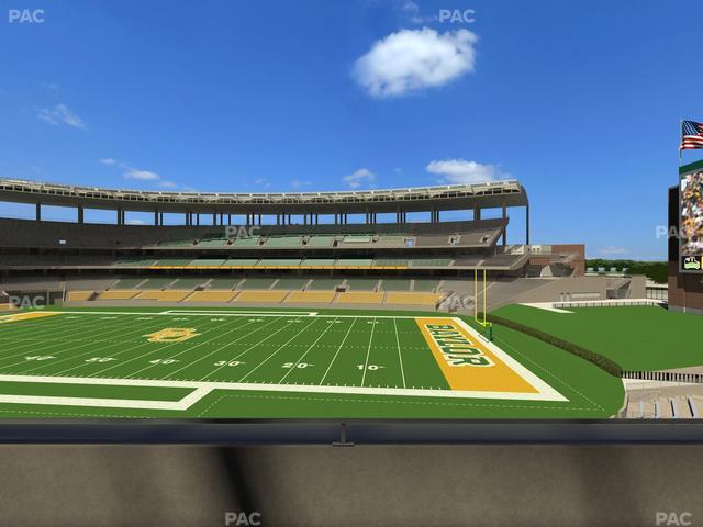 McLane Stadium - Section Bear Club Heights C 1 Seat View