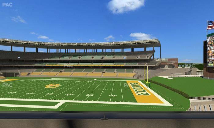 McLane Stadium - Section Bear Club Heights C 1 Seat View