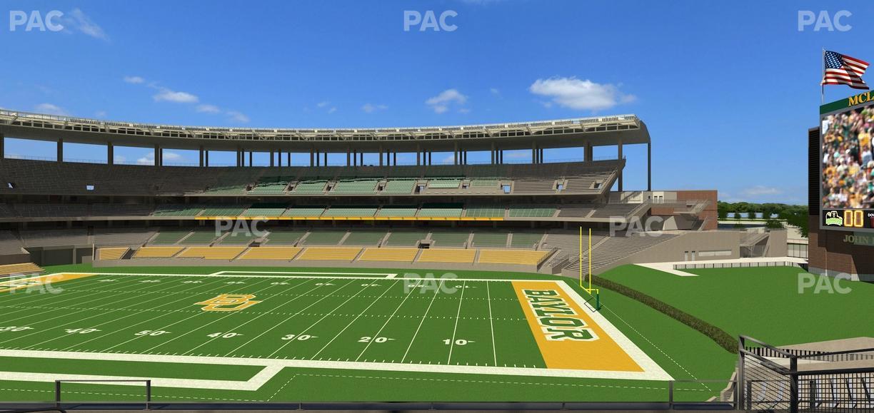 McLane Stadium - Section Bear Club Heights C 1 Seat View