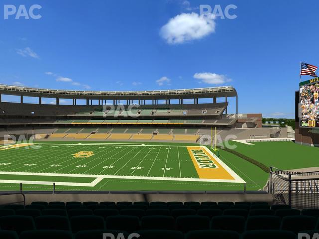 McLane Stadium - Section Bear Club Heights C 1 Seat View