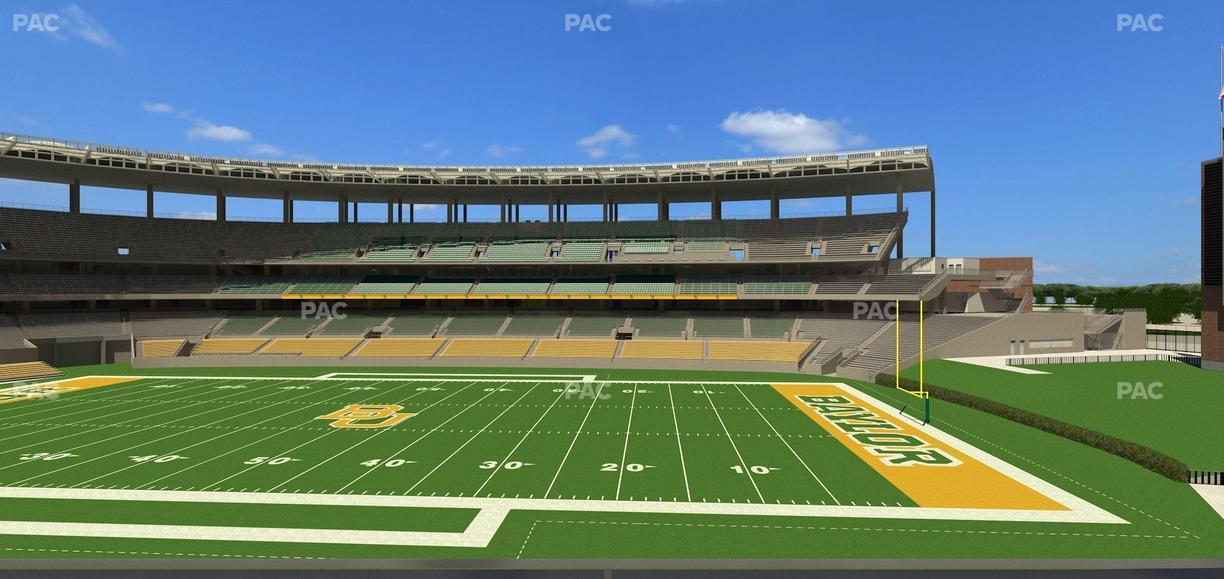 McLane Stadium - Section Bear Club Heights C 2 Seat View