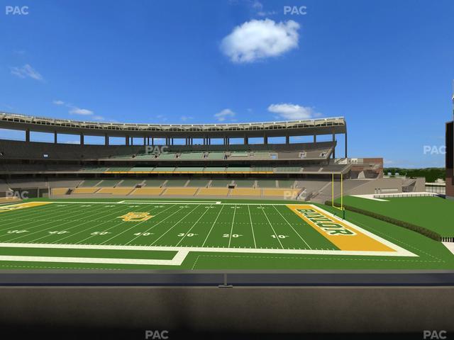 McLane Stadium - Section Bear Club Heights C 2 Seat View