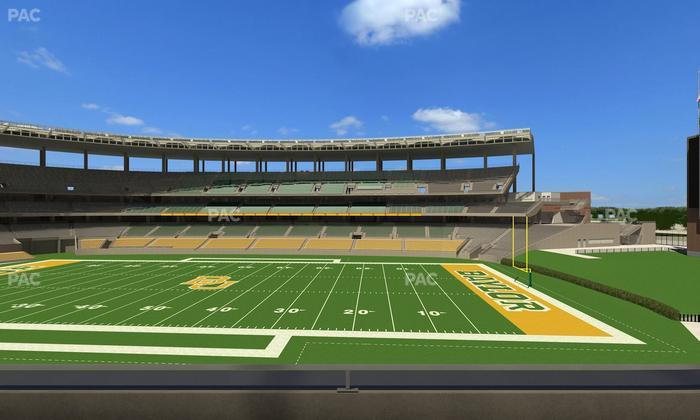 McLane Stadium - Section Bear Club Heights C 2 Seat View