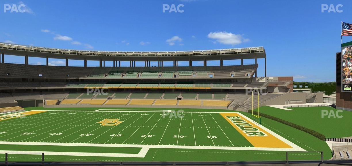 McLane Stadium - Section Bear Club Heights C 2 Seat View