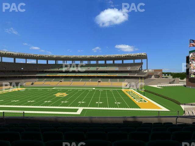 McLane Stadium - Section Bear Club Heights C 2 Seat View