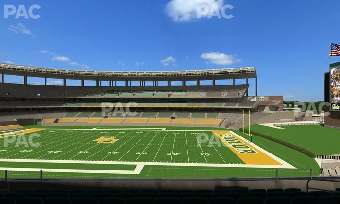 McLane Stadium - Section Bear Club Heights C 2 Seat View