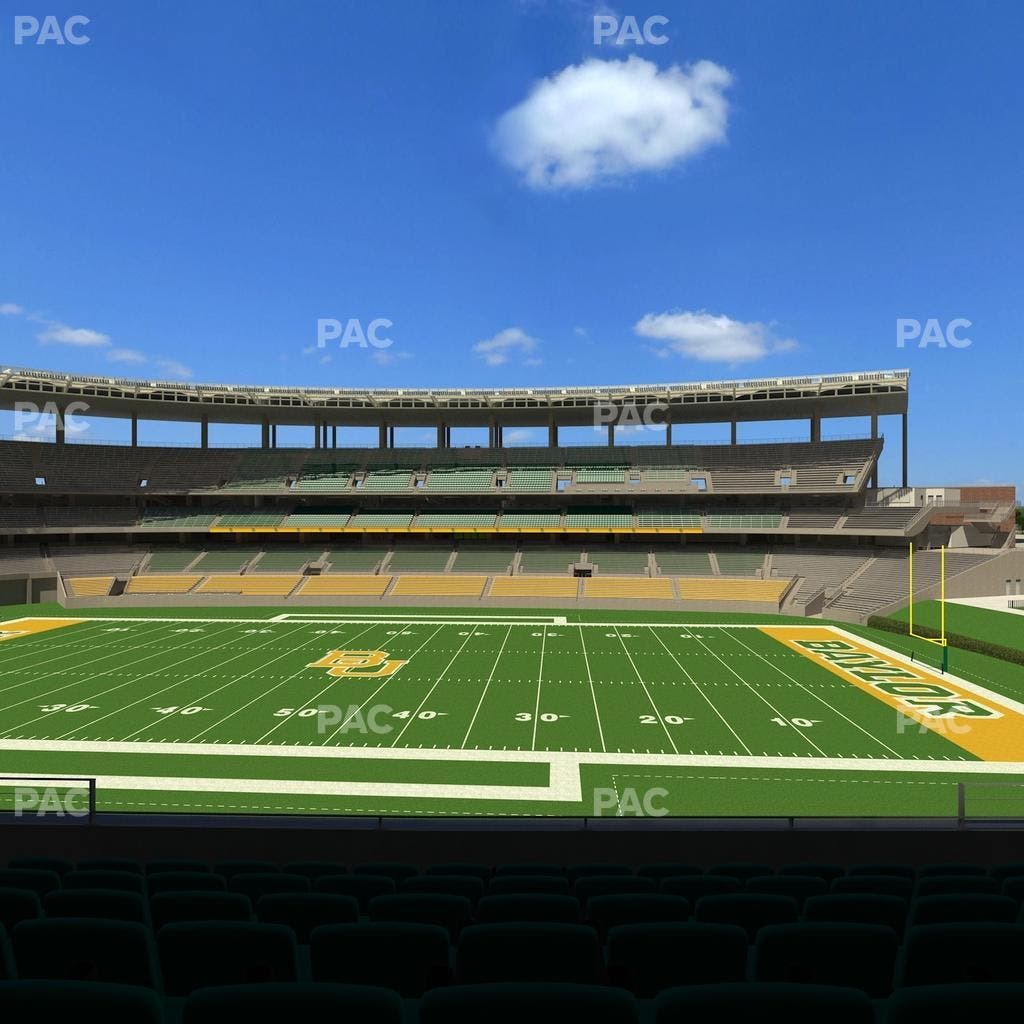 McLane Stadium - Section Bear Club Heights C 3 Seat View