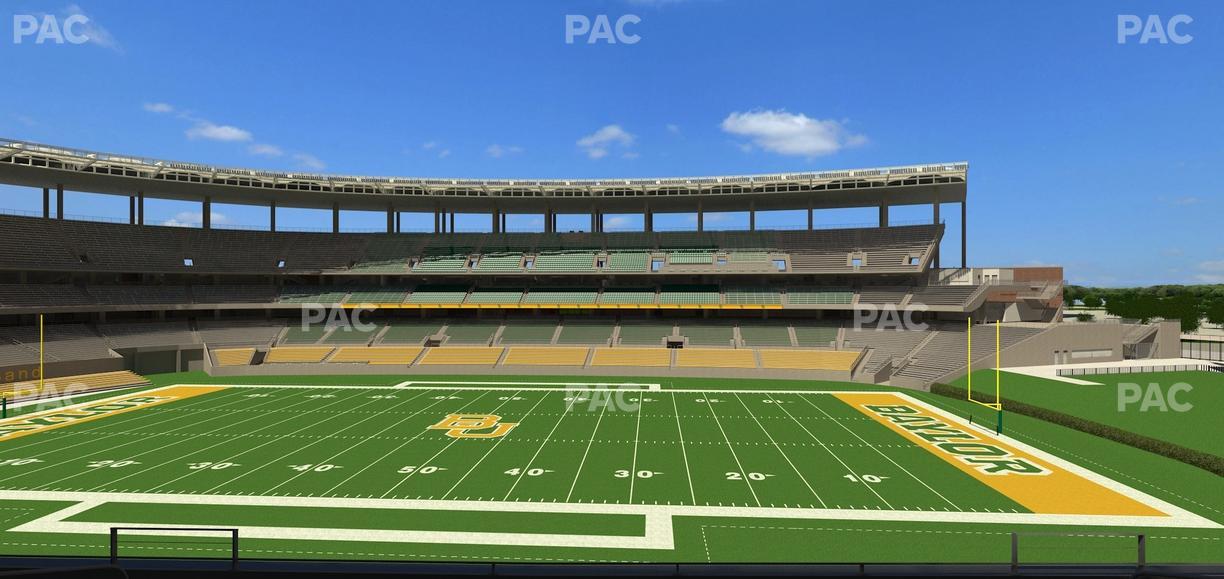 McLane Stadium - Section Bear Club Heights C 3 Seat View