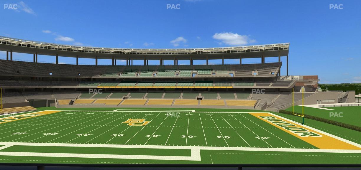McLane Stadium - Section Bear Club Heights C 3 Seat View