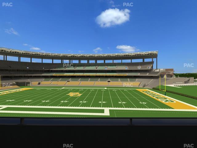 McLane Stadium - Section Bear Club Heights C 3 Seat View