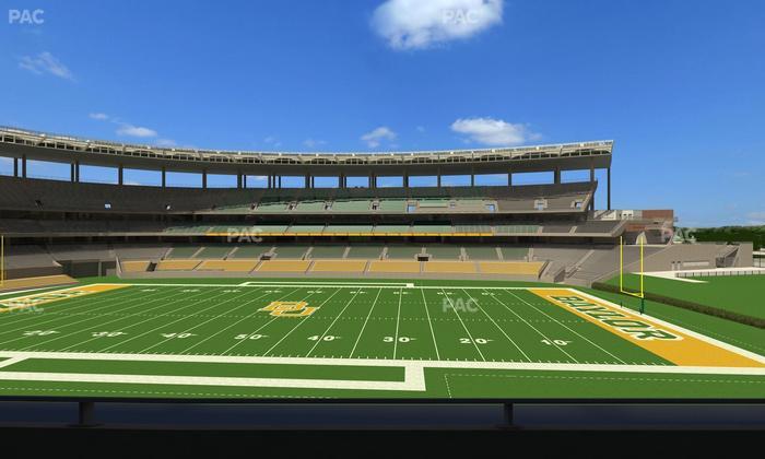 McLane Stadium - Section Bear Club Heights C 3 Seat View