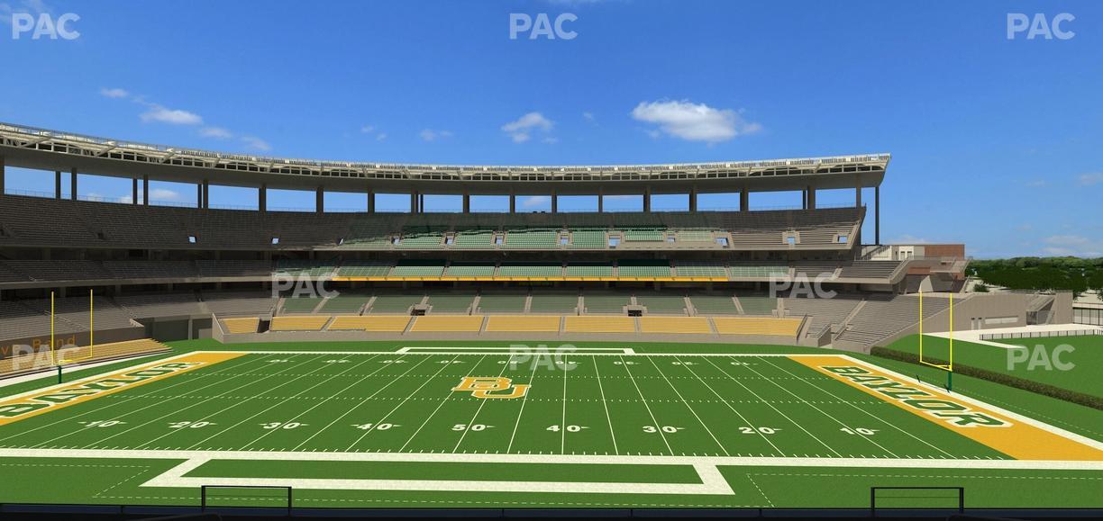 McLane Stadium - Section Bear Club Heights C 4 Seat View