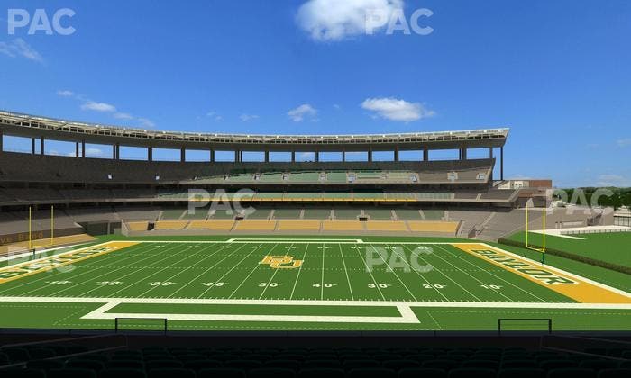 McLane Stadium - Section Bear Club Heights C 4 Seat View
